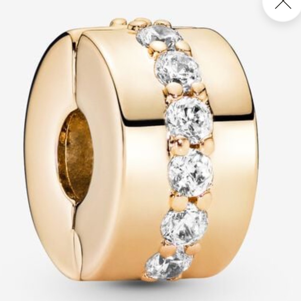Pandora gold plated charm.